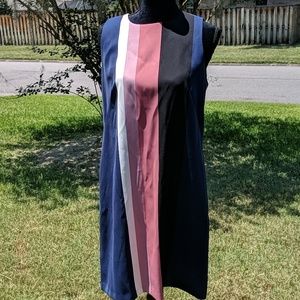 NY&Co colorful, vertical striped dress